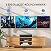 LARKSOUND 2.1 CH Sound Bar with Built-in Subwoofer, Small Soundbar for TV, PC, Gaming, Mini TV Speaker with Bluetooth/HDMI ARC/Optical/AUX/USB Connections