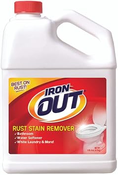 IRON OUT Rust Stain Remover Powder, 9.5 lb. Bottle