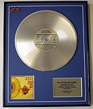 A Limitierte Edition Platin Schallplatte Record
