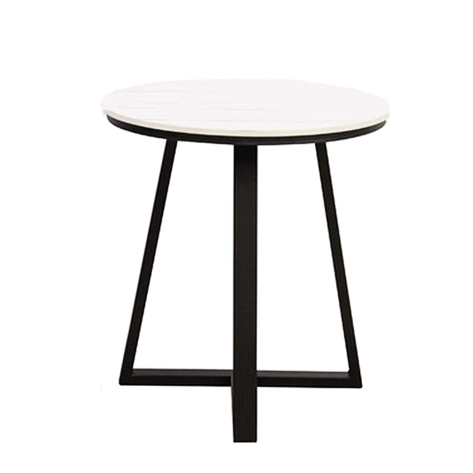 Table d'appoint nordique ronde pour créer un coin lecture chaleureux dans votre chambre