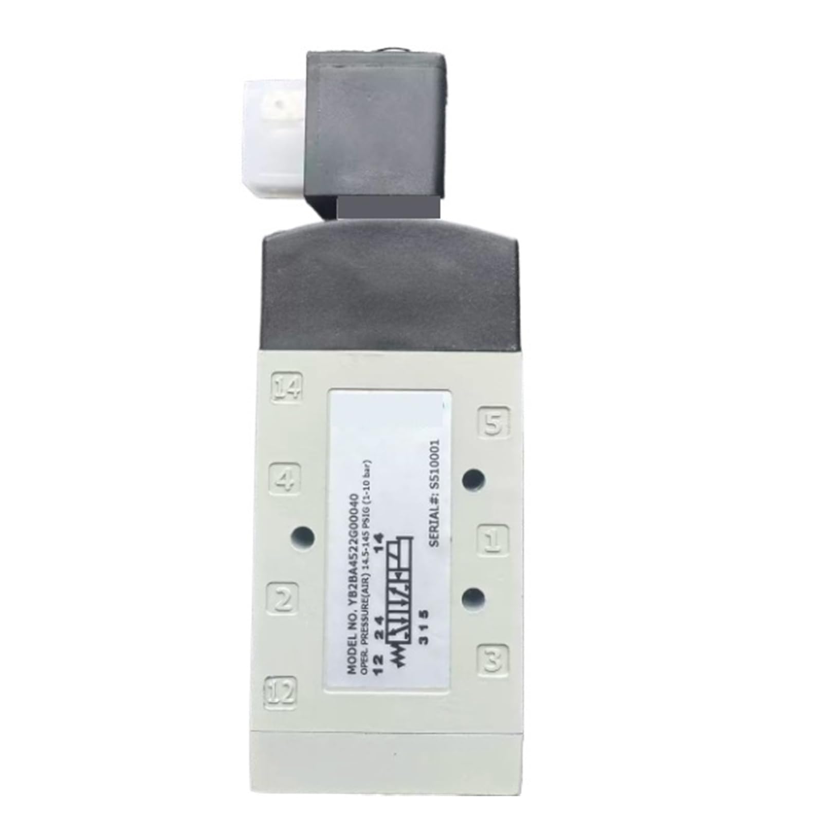 Dsfyaqilh One Color Solenoid Valve Yb2ba4522g00040 G1/4 220Vac Two-Position Five-Way Solenoid Valves