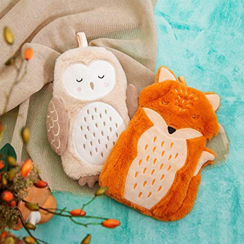 Sass & Belle Finley Fox Hot Water Bottle with Cover, Super Soft and Cosy, Ideal for Adults & Kids - Image 3