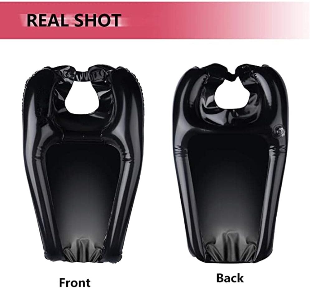 Inflatable Shampoo Basin - Lightweight Mobile Wash Basin - Hair Washing Aid for Disabled People Bedridden Seniors