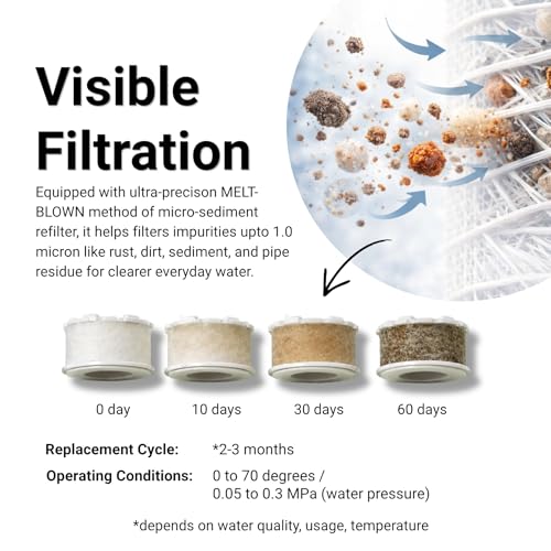 Image of NEMO Cobra Kitchen Tap Filter | Made in South Korea | Removes Residual Chlorine, Rust, Heavy Metals and Larvae | Adjustable Dual Water Outlet | Minimalist Korean Water Filter Designed for Kitchen Use
