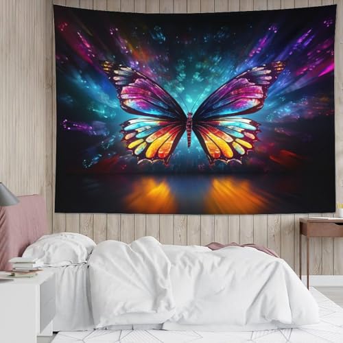 Tapiz de pared con estampado 3D de mariposas para decorar tu salon de 150x200 cm 5