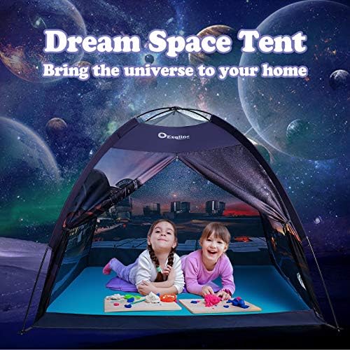 Kids Tent Indoor - Exqline Play Tent for Boys Girls Space Theme Tent Indoor and Outdoor, for Kids Playing Camping Tent - 47 X 47 X 43inch 2 51prnRH73GL. AC