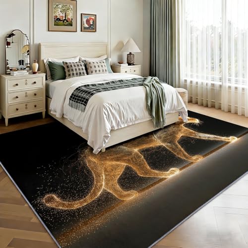 Tapis de salon lavable pour chambre parentale et bureau chic