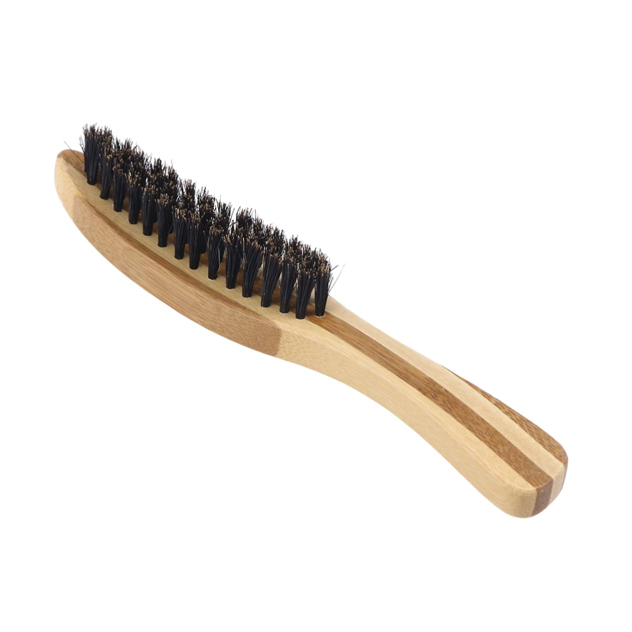OHPHCALL Beard Filler for Men Bristle Brush for Men Natural Wood Handle Anti Static Beard Brush Styling Tool