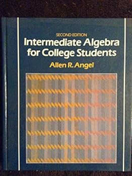 Hardcover Intermediate algebra for college students Book