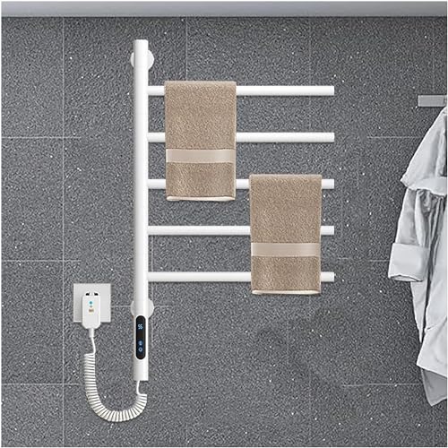 Toallero giratorio 180 con temporizador LED y control de temperatura ajustable