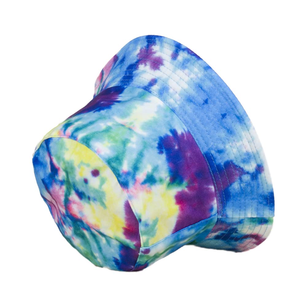 JUENAWMIU Tie Dye Bucket Hats for Women Men Sun Beach Hat Unisex Bucket Hat Fisherman Sun Hat