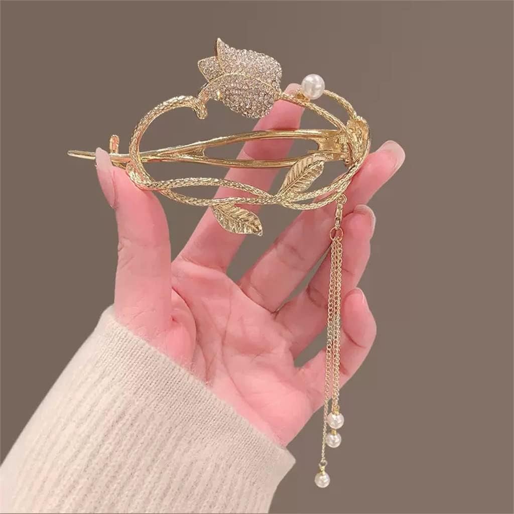 ピンクゴールドメタルツイストくるりんバンスクリップ | 【公式】MUK ONLINE SHOP｜人気アクセサリー・ジュエリー通販 フリンジ ツイスト クリップ ラウンド バックル アーク コイルド ヘア バックル ヘアピン ヘア クリップ 女性 後頭部 クリップ