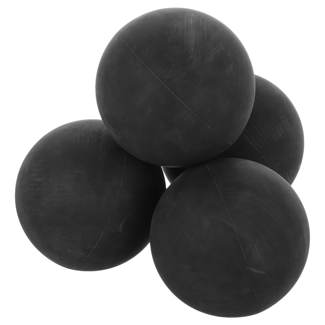 VICASKY 4Pcs Mini Hollow Bounce Balls High Elastic Rubber Training Balls for Professional Athletes for Reaction Skills Hand Eye Coordination Portable Use