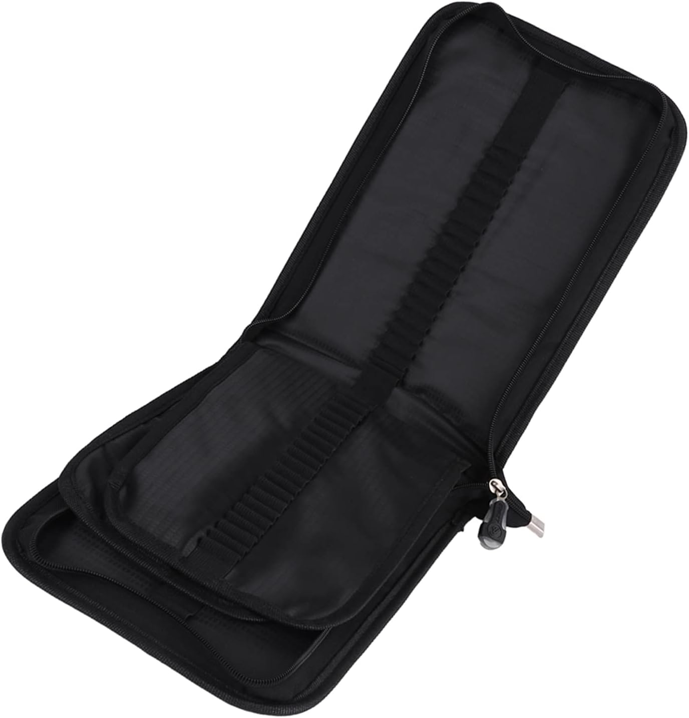 Large Capacity Pencil Case, 72/120 Slots Colored Pencil Case Canvas Pen Bag With Elastic Strap Pencil Case Organizer For Travelers For Drawing, Black (120 folding bag (black))