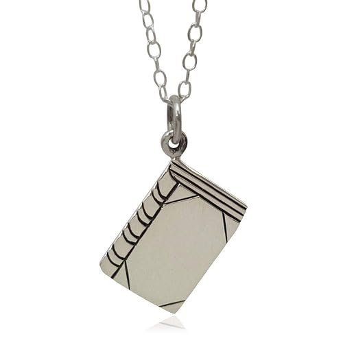 Sterling Silver Tiny Book Flat Charm 
