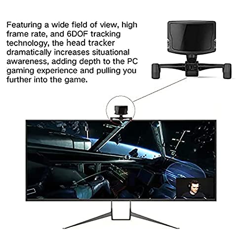 Trackir 5 / Tracknp 5 6dof Head Tracking Gaming Professional Infravermelho Óptico Head Posture Track