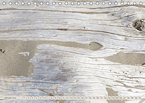Am Strand - Fundstücke und Kunstwerke (Tischkalender 2018 DIN A5 quer): Schätze aus dem Meer und Kunst am Strand (Monatskalender, 14 Seiten ) (CALVENDO Natur)