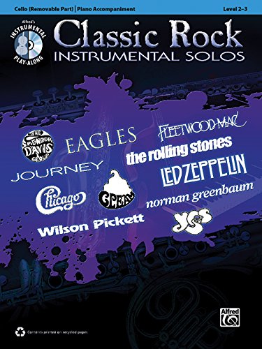 Classic Rock Instrumental Solos for Strings: Cello, Book & CD (Pop Instrumental Solo Series)