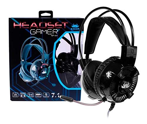 Headset Gamer Led Rgb Som Surround 7.1 com Microfone Estéreo Para Pc Notebook Xbox One Series X e S