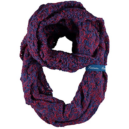 NCAA Kansas Jayhawks Duo Knit Infinity Scarf