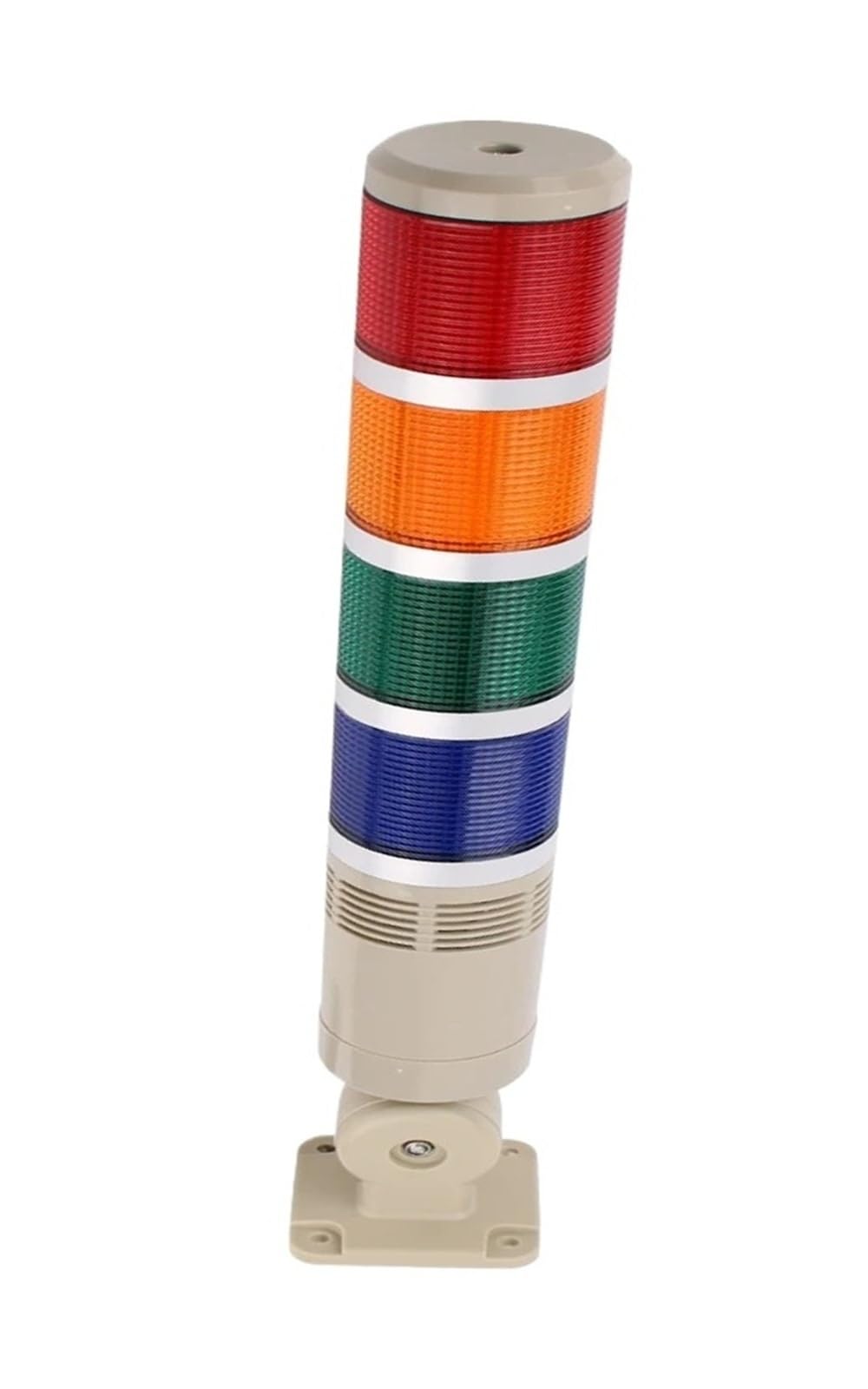 60mm giratorio DC12V/24V Industrial multicapa señal de advertencia torre pila lámpara luz alarma precaución máquina AC110V/220V zumbador