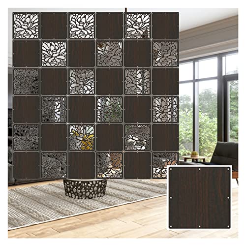 Pannello Divisorio da Appendere Divisorio da appendere, Pannelli divisori per soggiorno in legno e plastica per ristorante interno in plastica di legno spesso 5 mm, Pannelli divisori leggeri per came