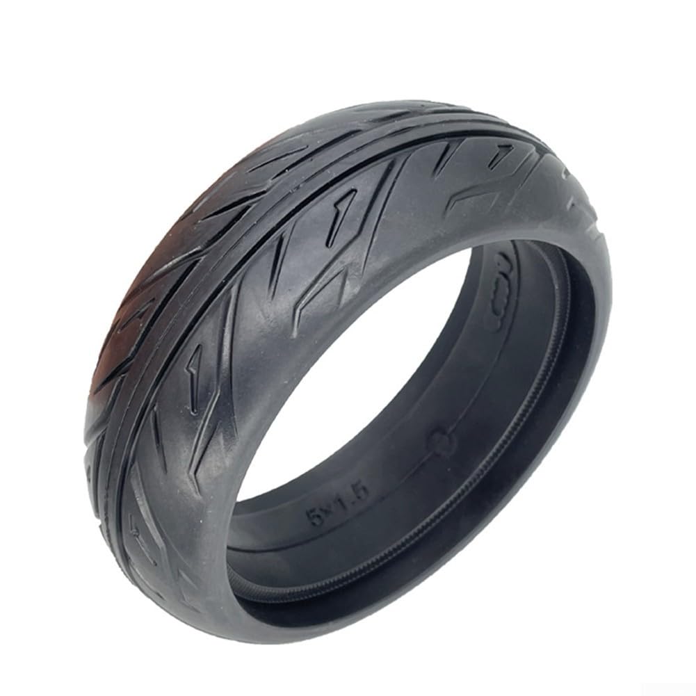 5 Inch 5x1.5 Rear Solid Tire For Electric Scooter, Electric Kick Scooter Rubber Tyre Replacement