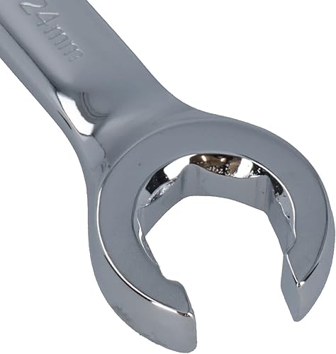 Miniatura 2 de Juego de llaves métricas de 7 piezas de llave inglesa métrica MM Flare Nut Brake Pipe Gas Fuel Spanner Set 0.315 in - 0.945 in