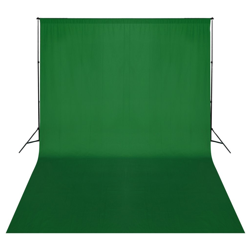 Festnight Support de Fond Studio Photo avec Toile de Fond Verte 500x300cm