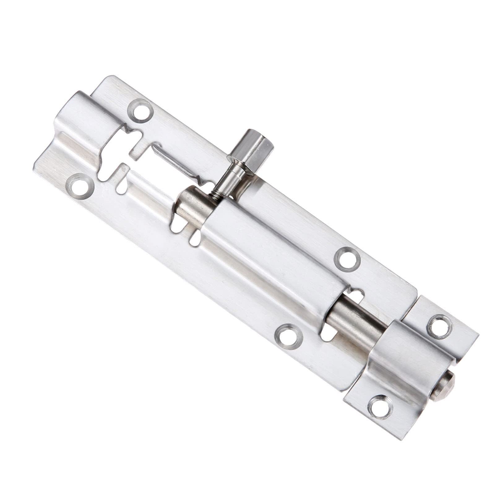 SFJSFIMQ Chain Lock Furniture Door Bolts 4 Inch Stainless Steel Locks Sliding Door Chain Latch Lock Barrel Bolts for Gate Security Hardware