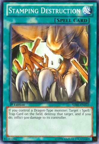 image for YU-GI-OH! - Stamping Destruction (SDBE-EN022) - Structure Deck: Saga o