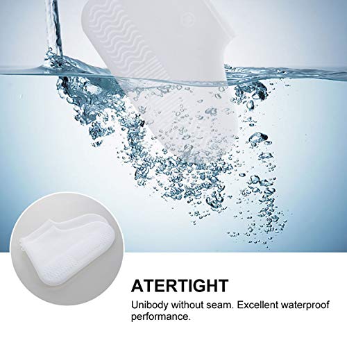 PIXNOR 2 Pcs Capa de Sapatos de Silicone Capa de Chuva Protetor de Sapato Impermeável Botas Botas pa