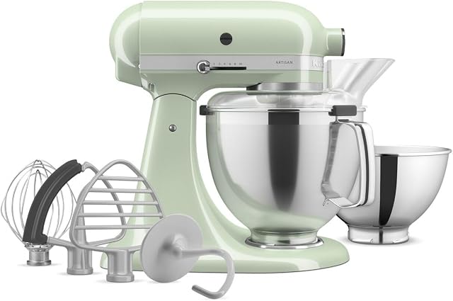 Artisan® Series Tilt-Head Stand Mixer with Premium Accessory Pack KSM195PSPT