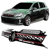 JOM Car Parts & Car Hifi GmbH 1L0853653GME Golf 6 Kühlergrill, Sportgrill, mit Aussparung für das Emblem im Waben-Design