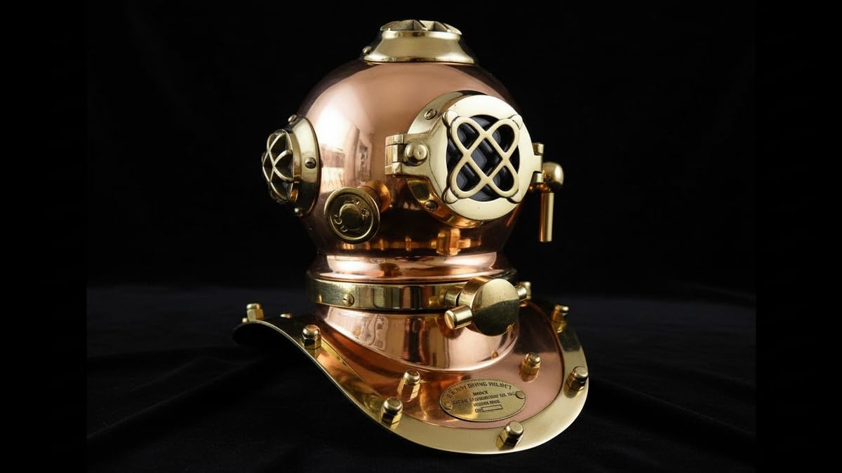 Amazon.co.jp: Antique Reproduction Sea Diver Decorativeダイビング