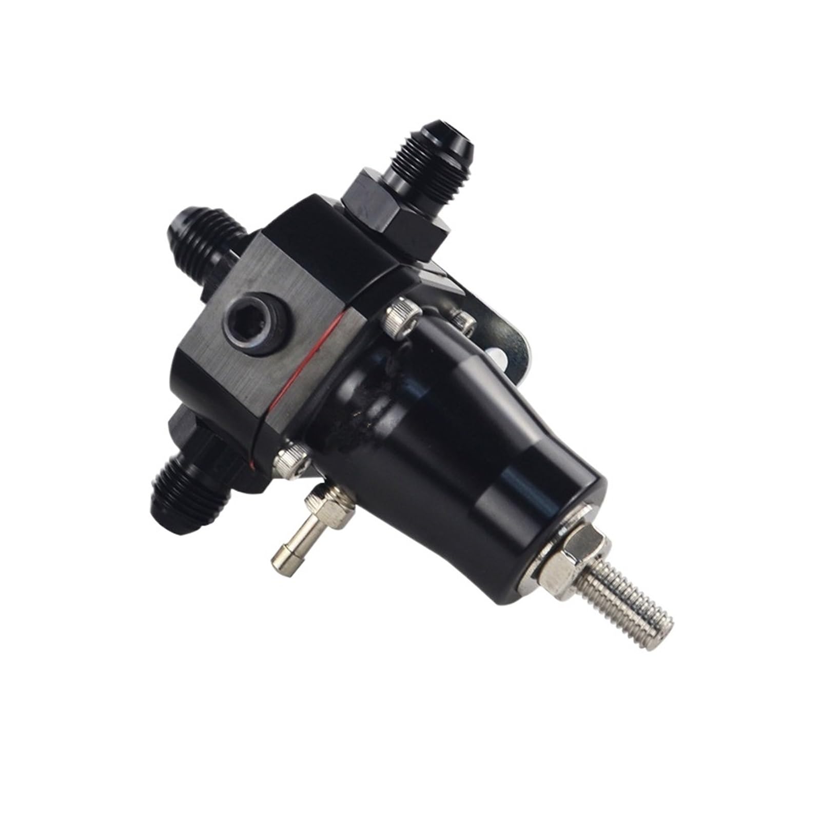 Vmvud One Color Universal Fuel Pressure Regulator + Gauge + An6 Fitting 30-70 Psi Vr7845