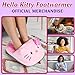 Get Trend Hello Kitty Sanrio Foot Warmer for Teens Women, Non-Electric Slipper for Cold Feet Muscle Pain Kawaii Christmas Secret Santa Gifts for Her (Pink Hello Kitty)