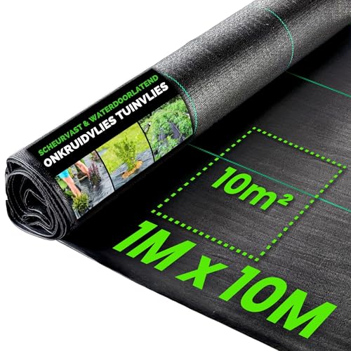 Anti-onkruid Worteldoek Gronddoek Doek voor Onkruidbestrijding Anti-Worteldoek Onkruiddoek Tuinvlies Dikke Kwaliteit 1M x 10M