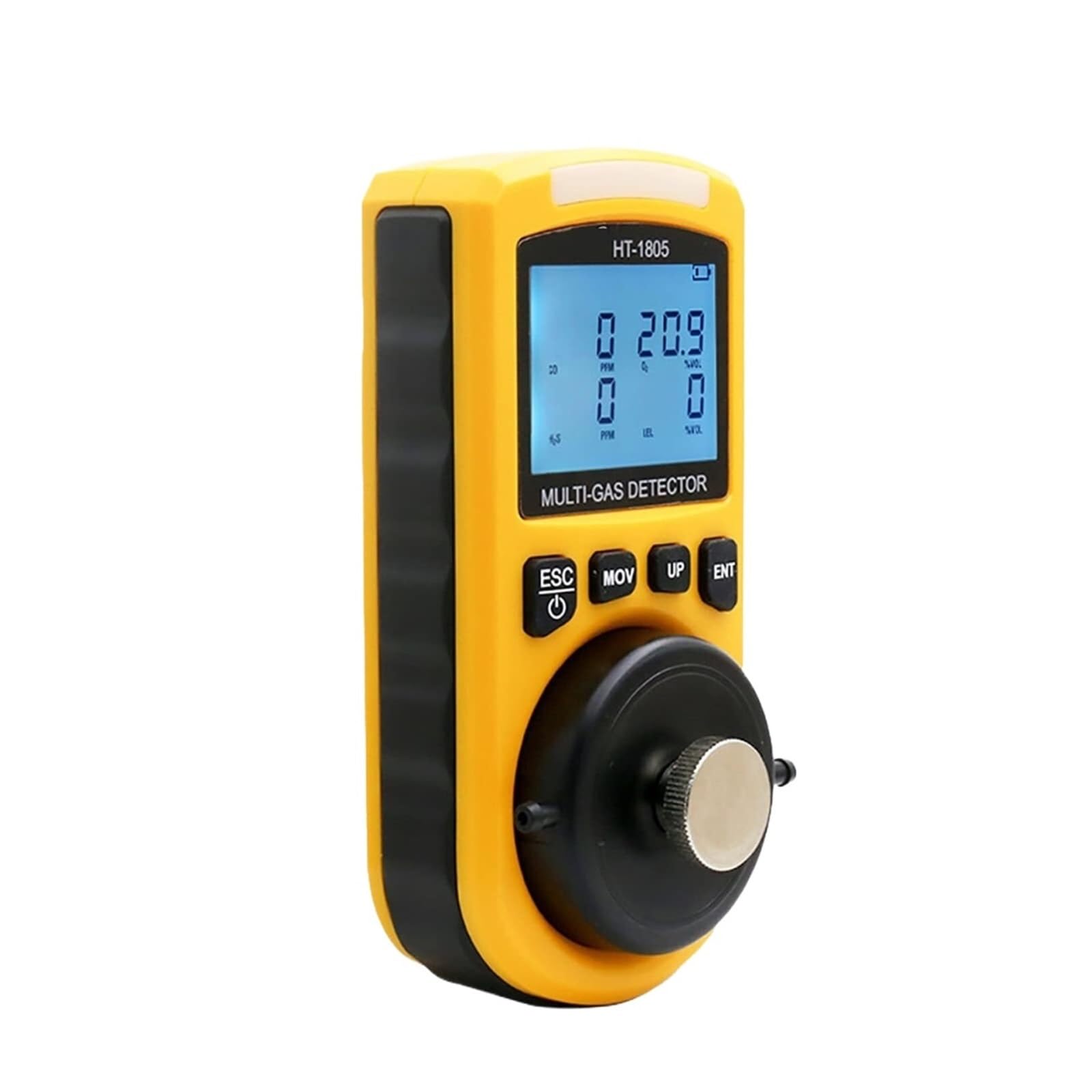 Detector de Gas Natural, Monitor Detector De Gas 4 En 1 Probador Calidad del Aire Agua Sulfuro Monóxido Carbono Tóxico Mano Digital