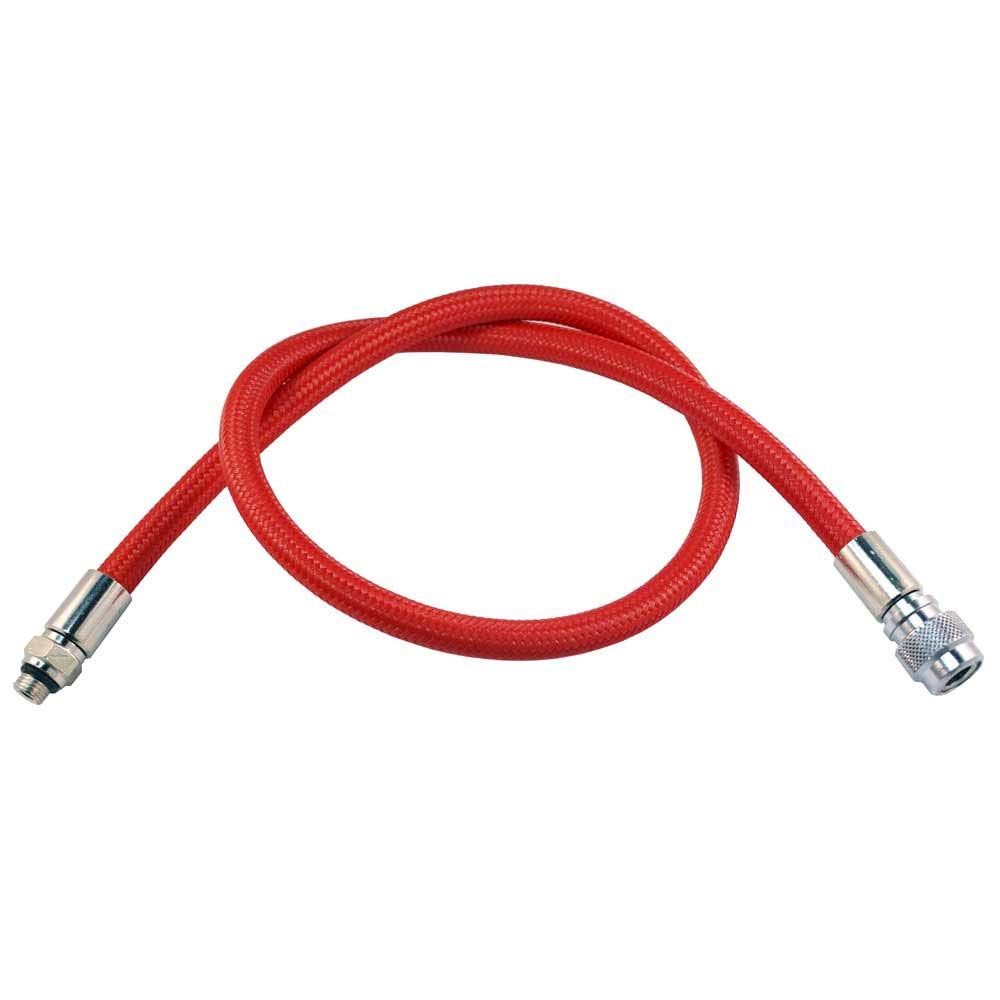 METALSUB BCD INFLATOR RED HOSE, BRAIDED - (40" (102 cm))
