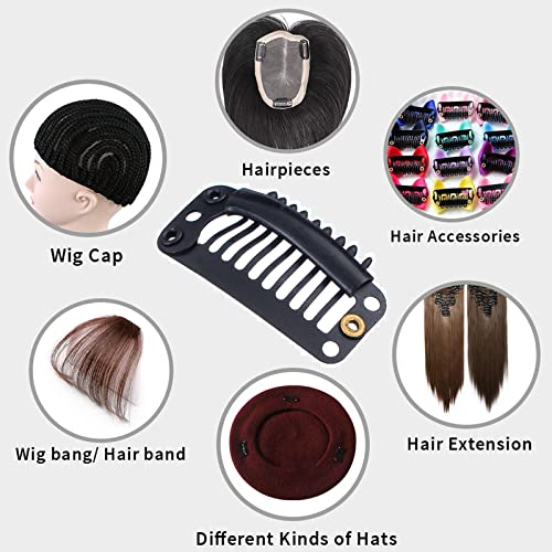 30 Pcs Wig Clips 9-Teeth Wig Clips To Sew In Wig Clips To Secure Wig Hair Clips For Wigs Snap Clips For Wigs Clip On Wig For Women Small Wig Clips For Hair Extensions #TOP2