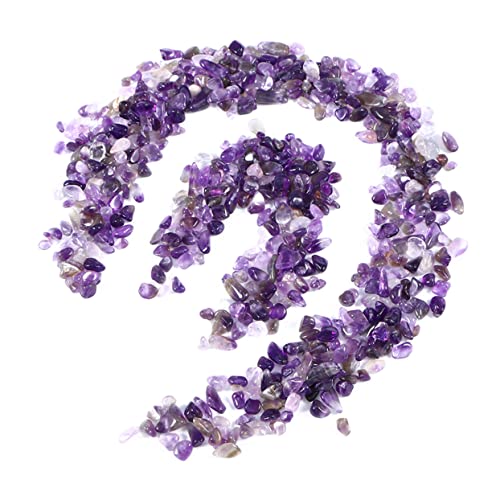 ABOOFAN Aquarium Substrate 200g Amethyst Gravel Decorative Gravel for Fish Tank Decorative Stones for Aquarium Decorations