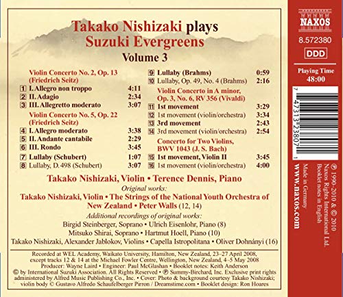 Suzuki Evergreens Vol. 3