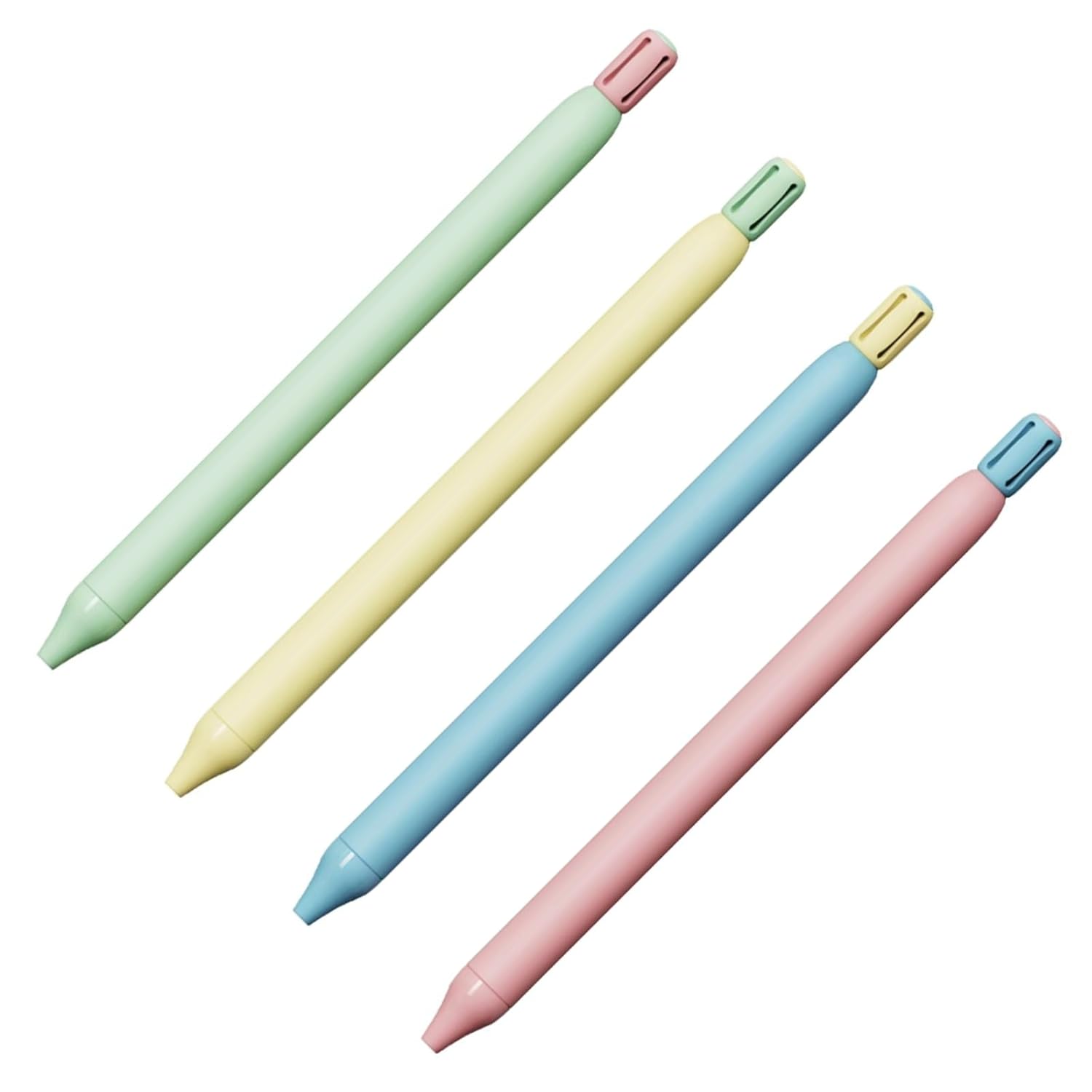 4Pcs Retractable Gel Pen Flower Gel Pen Novelty Writing Pen Christmas Party Supply For Student Children Game Reward