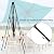 Blissun 10' Rectangular Patio Umbrella Outdoor Market Table Umbrella with Push Button Tilt and Crank (Cerulean)