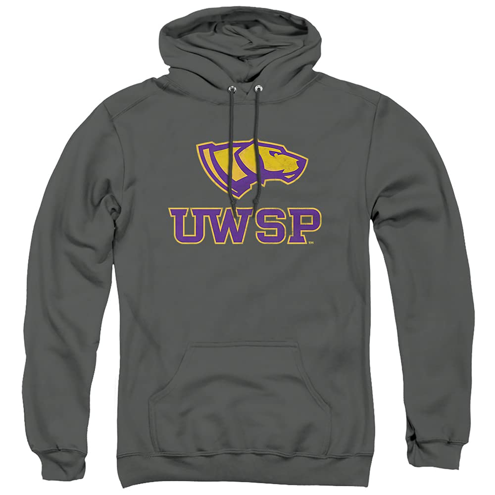 LOGOVISION Official Collegiate Distressed Primary Logo Adult Pullover Hoodie Collection — view 474