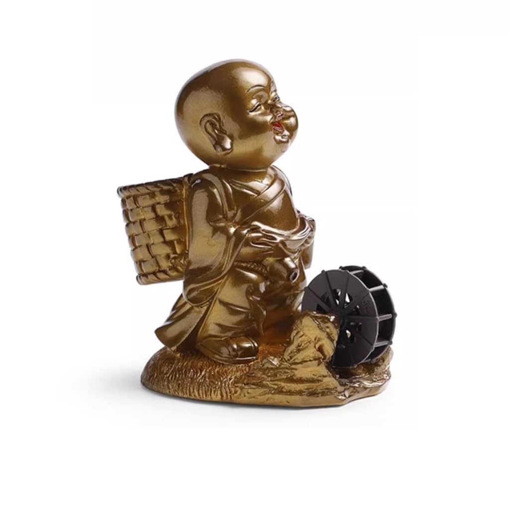 ENGENDER Kung Fu Tea Pet Tea Pet Ornaments, Wealth, Creative Handmade Statues, Table Tabletop, Color-changing Toys(A)
