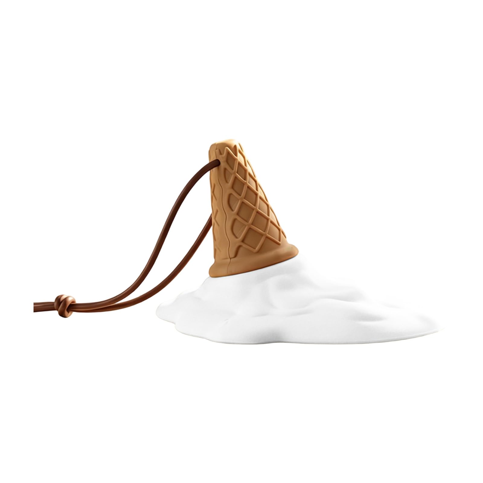 Tsophreniq White Unique Melting Ice Cream Door Stoppers Elastic Rubber Ice Cream Shape Detachable Nonslip Door Stoppers Home Accessory Wedges