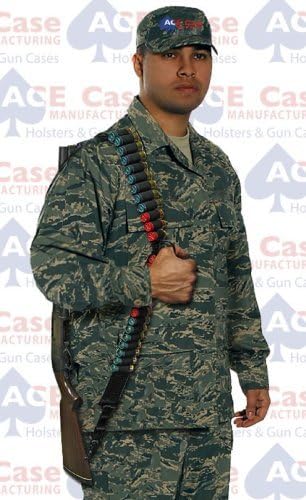 Miniatura 3 de Escort - Eslinga de munición para escopeta SEMI-AUTO calibre 12 o 20, con capacidad para 25 proyectiles, fabricada en Estados Unidos.