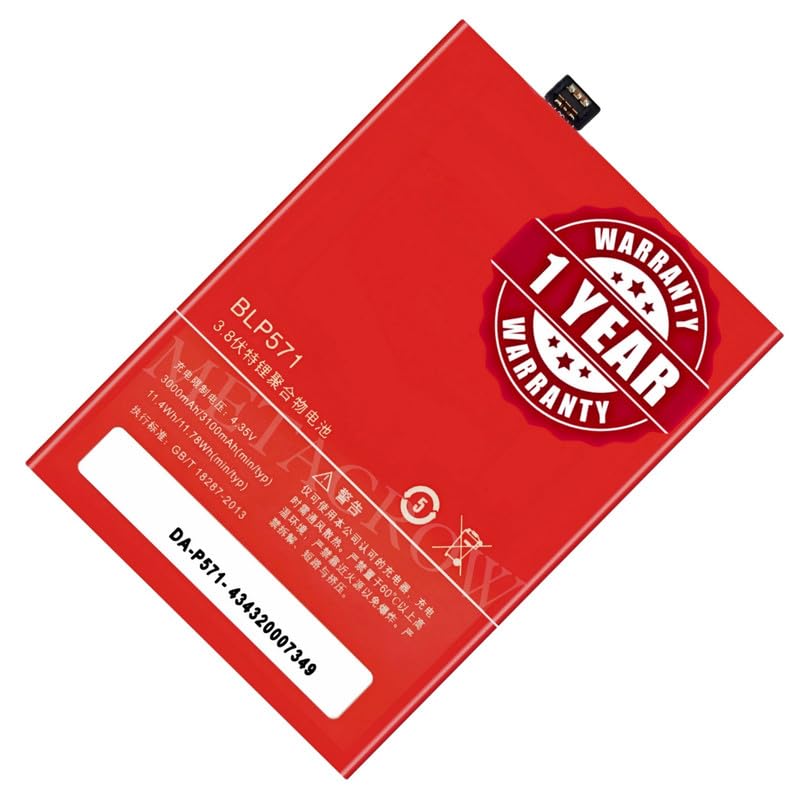 Image of Original BLP571 Battery Compatible for OnePlus 1 | OnePlus One (A0001) - (3100mAh) - 1 Year Warranty JK10